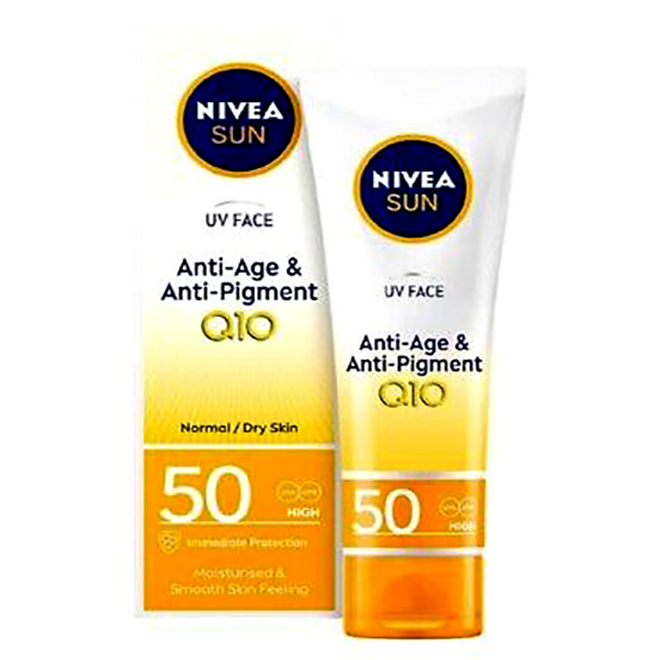 Nivea Sun UV Face Anti-Age And Anti-Pigment, Normal/Dry Skin 50ml