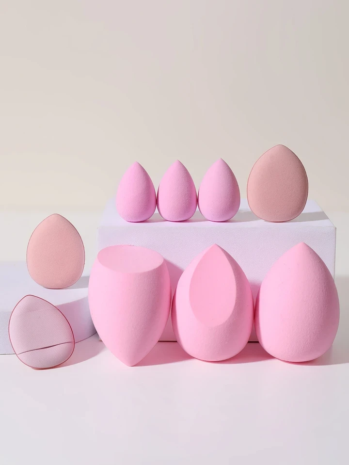 Beauty Blender/Makeup Sponge, Makeup Puff Set & Soft Triangular Sponge (6pcs)