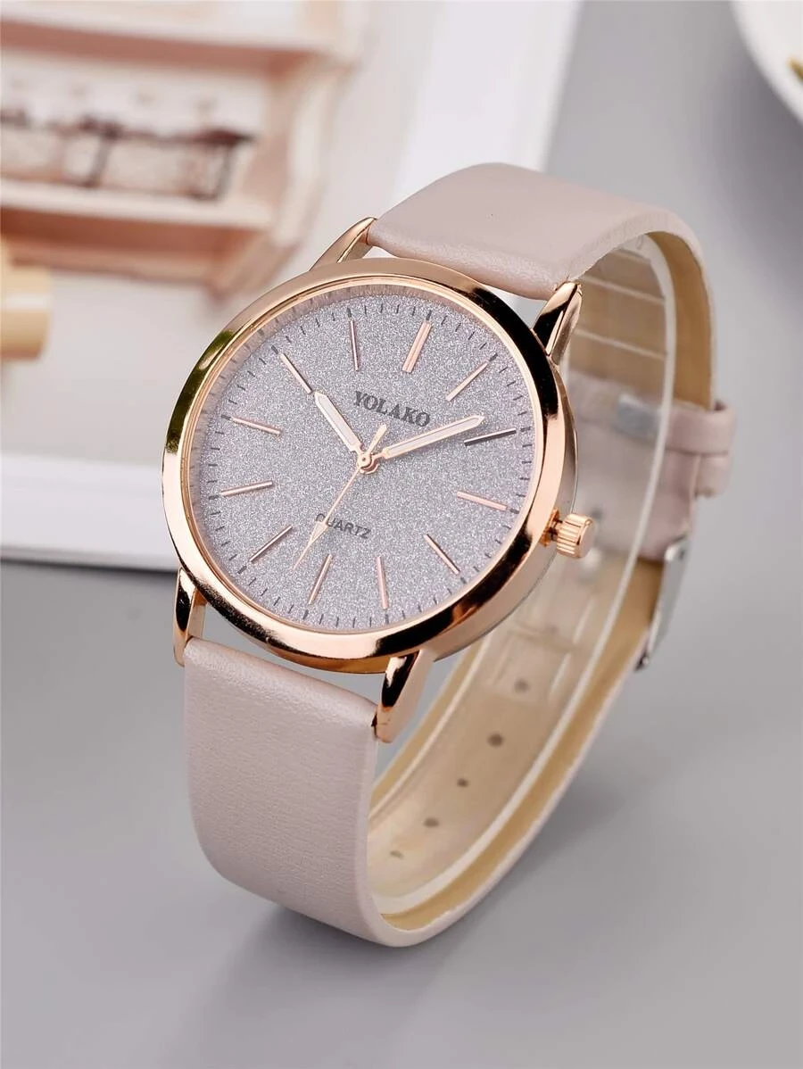 Fashion Classic PU Leather Women's Watch, Casual Quartz Watch