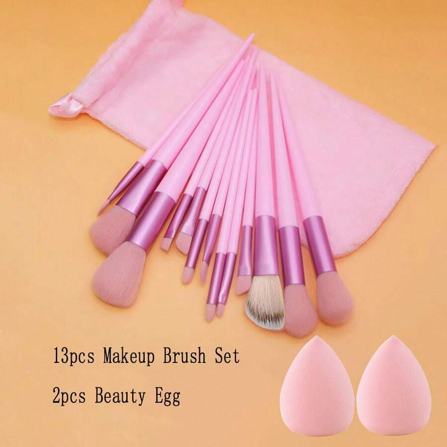 Full Makeup Brush & Beauty Blender Set (13pcs )