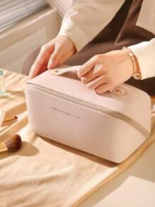 Trendy PU Leather Travel Makeup Bag